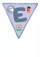 Vorschau - Poster - Klassenzimmergestaltung - Wimpel Deutsch - Seite 2