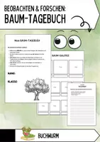 Vorschau - Arbeitsblätter - Mein BAUM-TAGEBUCH - Deckblatt
