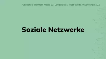 Vorschau - Stundenentwürfe - Informatik 10 - Soziale Netzwerke - Seite 2