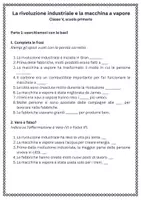 anteprima - Esercizi - La rivoluzione industriale e la macchina a vapore - Scheda di lavoro - Pagina 1