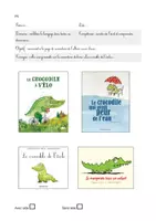 Aperçu - Apprentissages en autonomie - le crocodile de l'ecole - Page 1