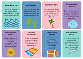 Vorschau - Spiele - Sommer-Action-Karten für Kinder - Seite 2