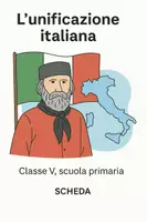 anteprima - Esercizi - L´unificazione italiana - Scheda di lavoro - Pagina di copertina