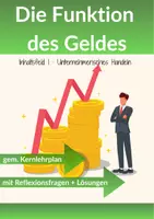 Vorschau - Arbeitsblätter - Die Funktion des Geldes - Deckblatt