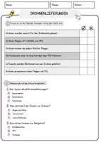 Vorschau - Arbeitsblätter - Drohnenlieferungen Arbeitsblätter mit Fragen + Lösungen AB - Seite 2
