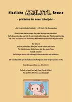 Vorschau - Mal- und Bastelvorlagen - Axolotl 3D Karte - prickelnde Brause - Schulstart - Seite 2