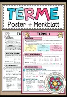Vorschau - Poster - TERME (ohne Potenzen) - Poster + Merkblatt - Deckblatt