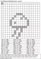 Vorschau - Arbeitsblätter - Schriftliches Multiplizieren - Level 1 - Deckblatt