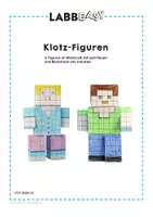 Vorschau - Arbeitsblätter - Klotz-Figuren – Figuren im Minecraft-Stil - Seite 1