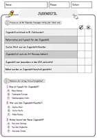 Vorschau - Arbeitsblätter - Jugendstil Arbeitsblätter mit Fragen + Lösungen AB - Seite 2
