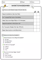 Vorschau - Arbeitsblätter - Magnetschwebebahnen Arbeitsblätter mit Fragen + Lösungen AB - Seite 2
