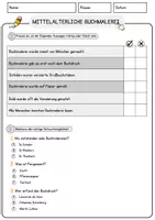 Vorschau - Arbeitsblätter - Mittelalterliche Buchmalerei Arbeitsblätter mit Fragen + Lösungen AB - Seite 2