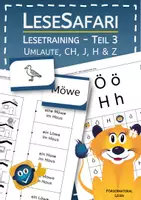 Vorschau - Spiele - Lesetraining Teil 3 - Umlaute und schwierige Dauerkonsonanten - Deckblatt