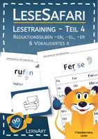 Vorschau - Arbeitsblätter - Lesetraining Teil 4 - Reduktionssilben & vokalisiertes r 2506 - Deckblatt