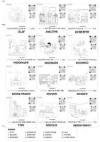 Vorschau - Stationenlernen - Englische Wohnräumen Flashkarten - Flashcards about rooms - Seite 1