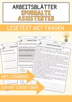 Vorschau - Arbeitsblätter - Spurhalteassistenten Arbeitsblätter mit Fragen + Lösungen AB - Deckblatt