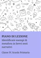 anteprima - Piani di lezione - Identificare esempi di metafora in brevi testi narrativi - PL - Pagina di copertina