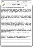 Vorschau - Arbeitsblätter - Weltraummüll Arbeitsblätter mit Fragen + Lösungen AB - Seite 1