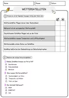 Vorschau - Arbeitsblätter - Wettersatelliten Arbeitsblätter mit Fragen + Lösungen AB - Seite 2