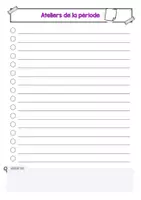 Aperçu - Outils du professeur - semainier, cahier journal,bref préparation de sa classe! - Page 3