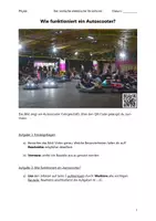 Vorschau - Arbeitsblätter - Elektrische Stromkreise - Wie funktioniert ein Autoscooter? - Seite 1