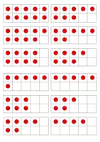 Vorschau - Fördermaterial/Inklusion - Zehnerfeldkarten Blitzblick Zahlenblick Schülergröße - Deckblatt
