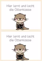 Vorschau - Anderer Materialtyp - Klassentürschilder mit Bezeichnung für deine Otterklasse - Seite 2