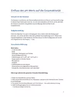 Vorschau - Arbeitsblätter - Katalase-Versuch: Einfluss des pH-Werts auf die Enzymaktivität - Seite 3