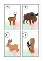 Vorschau - Arbeitsblätter - Materialpaket - Cut / Schneiden Forest animals - Englisch - Seite 3