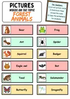 Vorschau - Unterrichtsreihen - Laufdiktat / Running dictation: Forest animals - Englisch - Seite 2