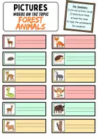 Vorschau - Unterrichtsreihen - Laufdiktat / Running dictation: Forest animals - Englisch - Seite 3