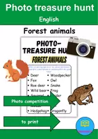 Vorschau - Unterrichtsreihen - Materialpaket - Schreiben und Sprache / Writing and language - Forest animals - Englisch - Seite 1