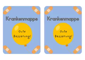Vorschau - Anderer Materialtyp - Postmappen-&Krankenmappen-Schilder-Set für die Grundschule - Seite 3