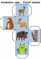 Vorschau - Spiele - Vocabulary cube / Bilderwürfel - Forest animals - Englisch (Spiel / Game) - Seite 3