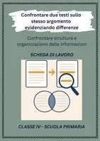 anteprima - Schede informative - Confrontare struttura e organizzazione delle informazioni - SL - Pagina di copertina
