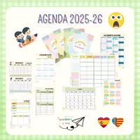 Vista previa - Para docentes: organización, planificación y formación - Agenda docent 25/26 VALENCIÀ - Portada