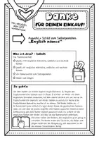 Vorschau - Arbeitsblätter - English Names: Auswahl und Namensschild zum Selbstgestalten - Seite 1