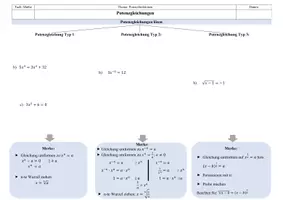 Vorschau - Arbeitsblätter - Potenzgleichungen - Seite 3