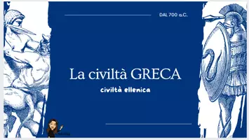 anteprima - Materiale interattivo - Alla scoperta dei GRECI: tra Dei e democrazia! 🏛️ - Pagina di copertina