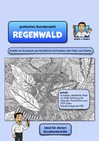 Vorschau - Stundenentwürfe - Schraffuren im Regenwald – kostenloses Kunstprojekt (PDF) - Deckblatt