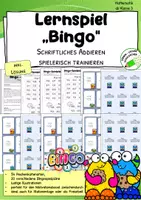 Vorschau - Stationenlernen - Schriftliche Addition im ZR 1000 spielerisch üben - Deckblatt