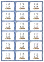 Vorschau - Spiele - Bingo: Lernspiele - Schriftliche Addition im Zahlenraum 1000 - Seite 3