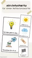 Vorschau - Bildkarten - Reflexionskarten Reflexionswürfel - Deckblatt