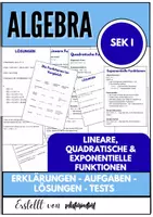 Vorschau - Unterrichtsreihen - Funktionen verstehen: Linear, Quadratisch & Exponentiell – SEK I - Deckblatt