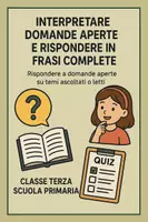 anteprima - Quiz - Interpretare domande aperte e rispondere in frasi complete - Pagina di copertina
