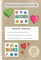 Vorschau - Mal- und Bastelvorlagen - Verabschiedung der Lehrkraft: Abschieds-ABC - Deckblatt