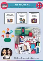 Aperçu - Cartes / Images - ALL ABOUT ME – Personal Questions Cards - Page de couverture