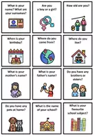 Aperçu - Cartes / Images - ALL ABOUT ME – Personal Questions Cards - Page 1