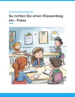Vorschau - Unterrichtsreihen - Klassenblog erstellen – Anleitung für die FOTOGRAFIE (Klasse 4–10) - Deckblatt