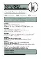 Vorschau - Arbeitsblätter - Zusatzaufgaben bei Regelverstößen (PDF) - Abenteuer Klassenzimmer - Seite 3